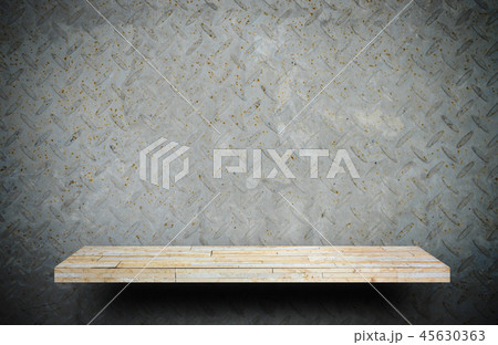 stone shelf on metal wall for product displa stone shelf on metal wall for product displa 45630363