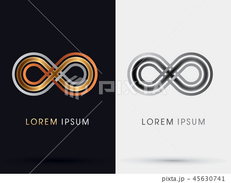 8, Limitless, infinity abstract,vector logo 45630741