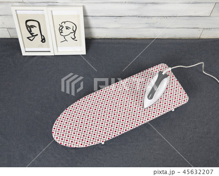 アイロン 生活用品 チェック柄 45632207