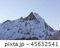 Machapuchare mountain with snow at sunrise 45632541