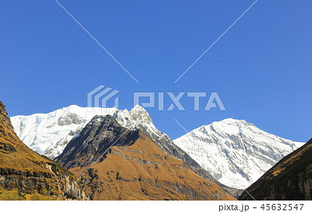 Annapurna Mountain Range in Nepal Annapurna Mountain Range in Nepal 45632547