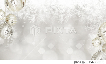 背景 雪 クリスマス シルバー キラキラのイラスト素材