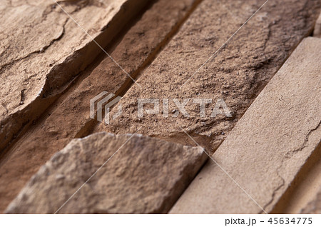 Stone wall of natural stones in different sizes 45634775