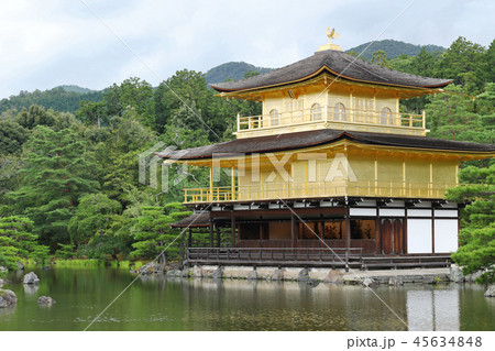 金閣寺 8月 3の写真素材 [45634848] - PIXTA