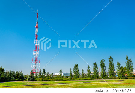 Television tower on the Mamayev Kugran in Volgograd, Russia Television tower on the Mamayev Kugran in Volgograd, Russia 45636422