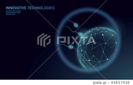 In Vitro fertilization 3D low poly. Reproductive modern technology medicine health care pregnancy In Vitro fertilization 3D low poly. Reproductive modern technology medicine health care pregnancy 45637436