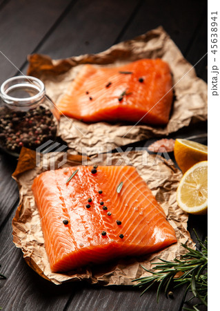 Salmon fish fillet 45638941