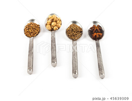 Herbs Spices Spoon Herb Spice, Various spices Herbs Spices Spoon Herb Spice, Various spices 45639309
