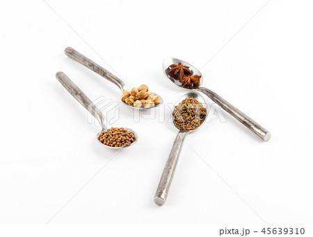 Herbs Spices Spoon Herb Spice, Various spices Herbs Spices Spoon Herb Spice, Various spices 45639310