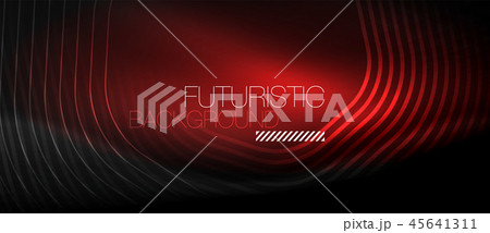 Neon glowing lines, magic energy space light concept, abstract background wallpaper design 45641311