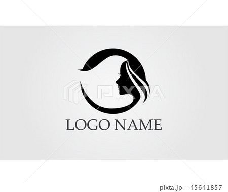 Salon hair woman and face logo and symbols ... Salon hair woman and face logo and symbols ... 45641857
