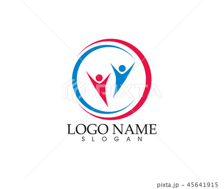 Community vector icon logo and symbols template 45641915