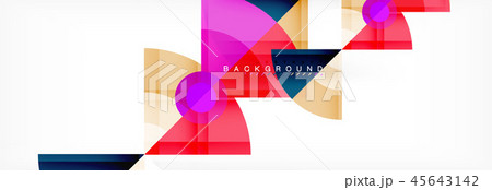 Modern geometric abstract background 45643142