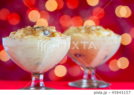 Colombian dessert called arroz de leche Colombian dessert called arroz de leche 45643157