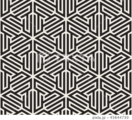 Vector seamless pattern. Modern stylish texture. Repeating geometric tiling from striped triangle Vector seamless pattern. Modern stylish texture. Repeating geometric tiling from striped triangle 45644730
