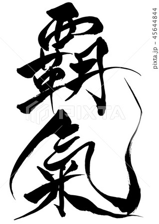 筆文字　覇気 45644844