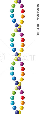 Colorful Double Helix Balls Rainbow Colored Row Of Colorful Double Helix Balls Rainbow Colored Row Of 45645040