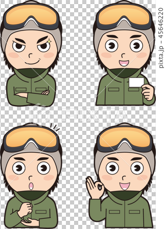 Male snowboarder 6 45646220