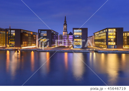 Night waterfront, Copenhagen, Denmark Night waterfront, Copenhagen, Denmark 45646719