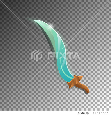 Knight sabre isolated game element Knight sabre isolated game element 45647727