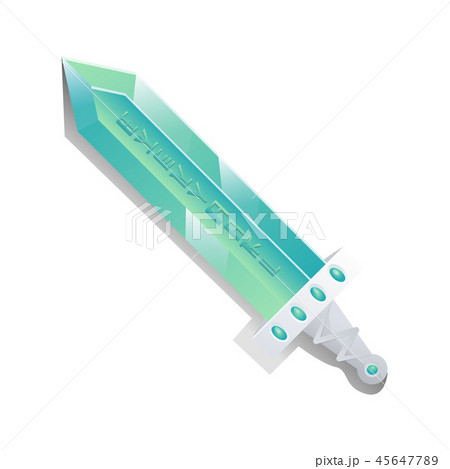 Medieval sword in cartoon style Medieval sword in cartoon style 45647789