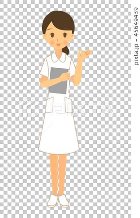 左手全身引導的職業女護士 45649439