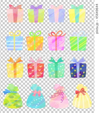 Present set 2 (texture) - Stock Illustration [45649644] - PIXTA