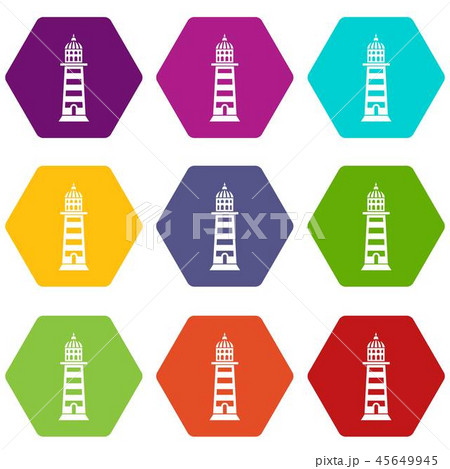 Signal icons set 9 vector 45649945