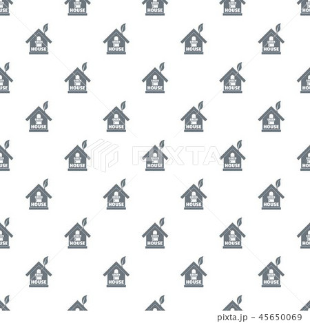 Green house pattern vector seamless 45650069