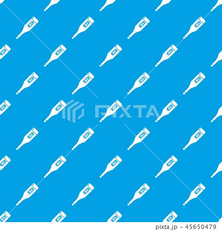 Digital thermometer pattern vector seamless blue 45650479