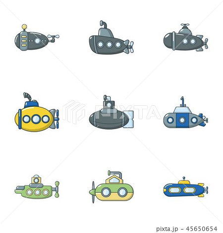 Trough icons set, flat style Trough icons set, flat style 45650654