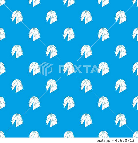 Flower tent pattern vector seamless blue Flower tent pattern vector seamless blue 45650712