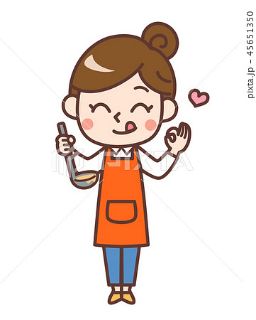 主婦 料理 45651350