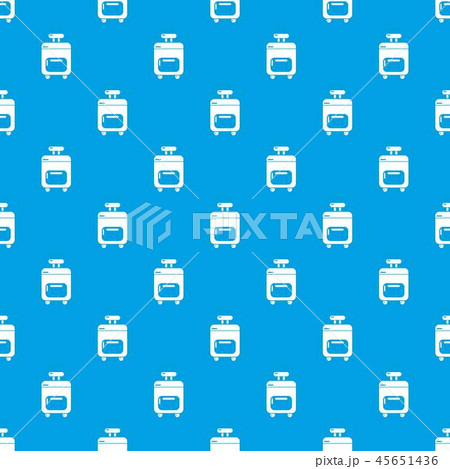 Travel bag pattern vector seamless blue Travel bag pattern vector seamless blue 45651436