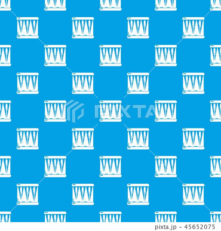 Bass drum pattern vector seamless blue 45652075