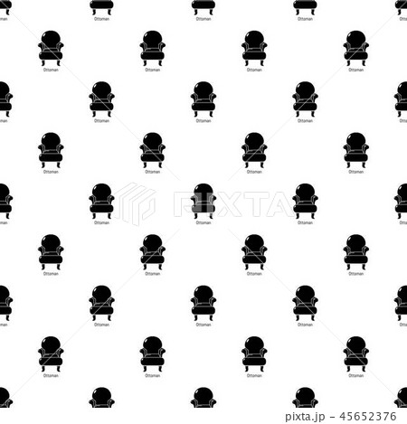 Vintage armchair pattern vector seamless 45652376