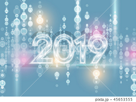 2019 glowing abstract bokeh particles background 45653555