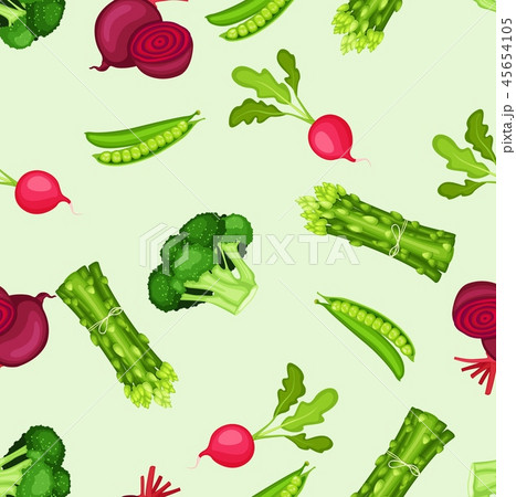 Organic healthy vegetable collection set 45654105