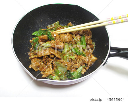 出来たての家庭の回鍋肉 ホイコーロー 出来たての家庭の回鍋肉 ホイコーロー 45655904