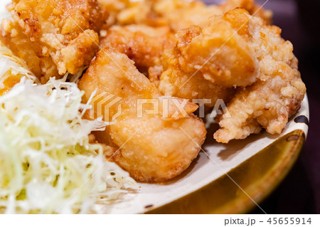 鶏の唐揚げ 鶏の唐揚げ 45655914