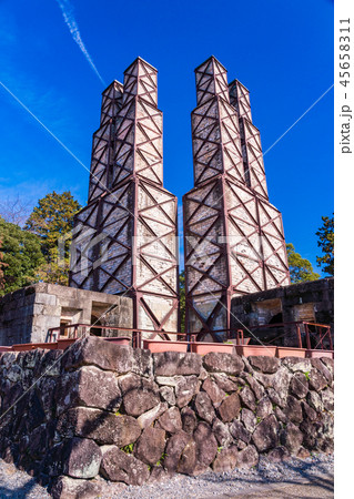 (静岡県)晴天下の韮山反射炉 (静岡県)晴天下の韮山反射炉 45658311