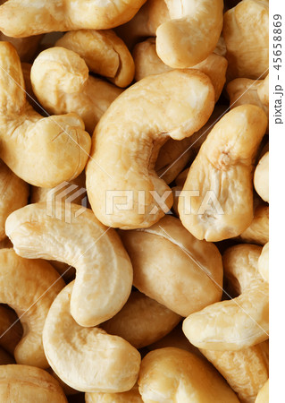 Organic Cashew with no shell on a background 45658869