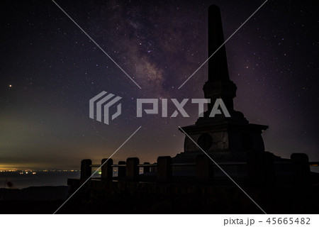 誓の御柱と天の川 45665482