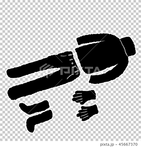 ブラックコーデ 45667370