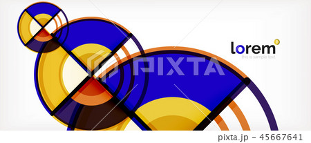 Modern geometric abstract background Modern geometric abstract background 45667641