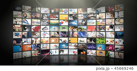 Television streaming video. Media TV on demand 45669246