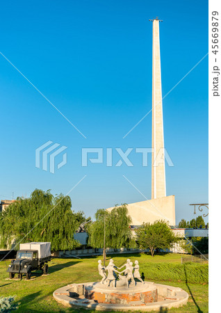 Barmaley Fountain and Memorial Bayonet at the The Battle of Stalingrad Museum in Volgograd, Russia Barmaley Fountain and Memorial Bayonet at the The Battle of Stalingrad Museum in Volgograd, Russia 45669879