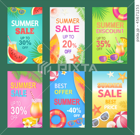 Best Offer Summer Proposition Vector Illustration Best Offer Summer Proposition Vector Illustration 45671253