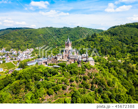 Reichsburg Castle in Cochem, Germany 45672388