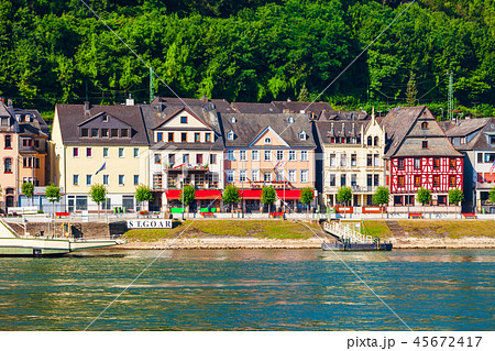 Sankt Goar town in Germany Sankt Goar town in Germany 45672417